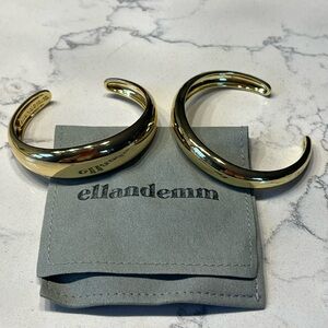 Gold Cuff Bracelet Set - Never Worn